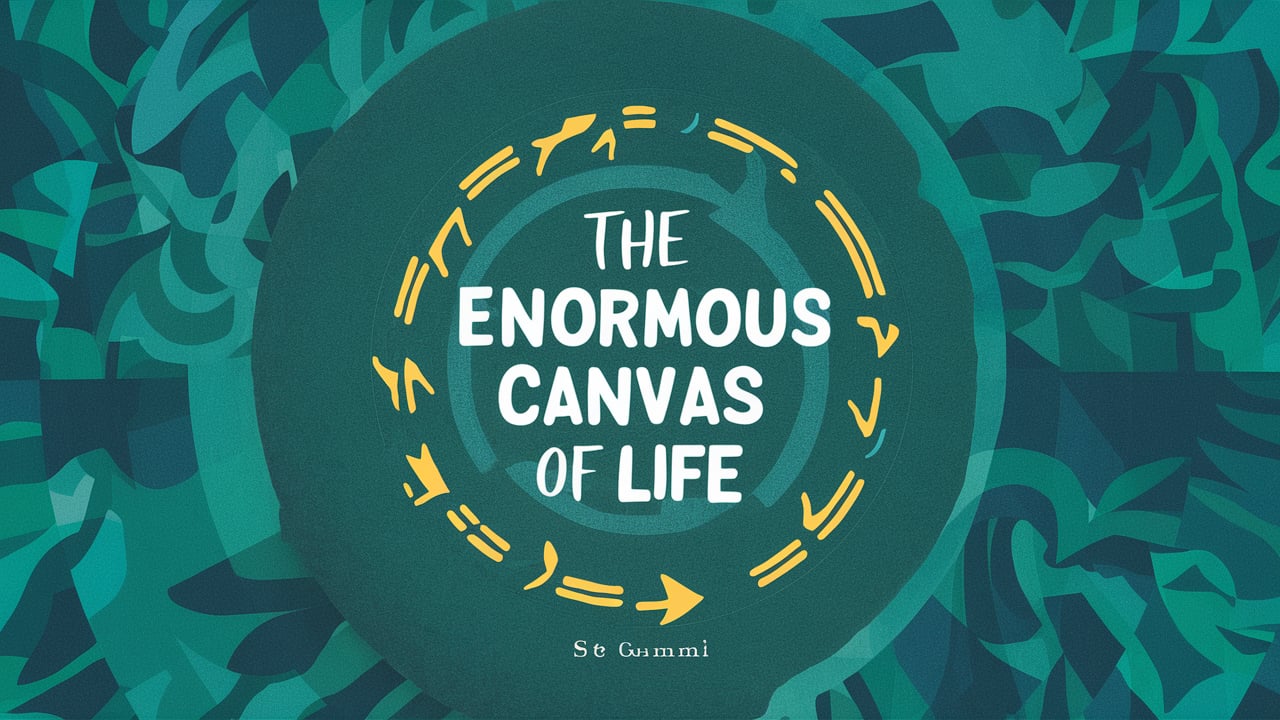 The enormous canvas of life