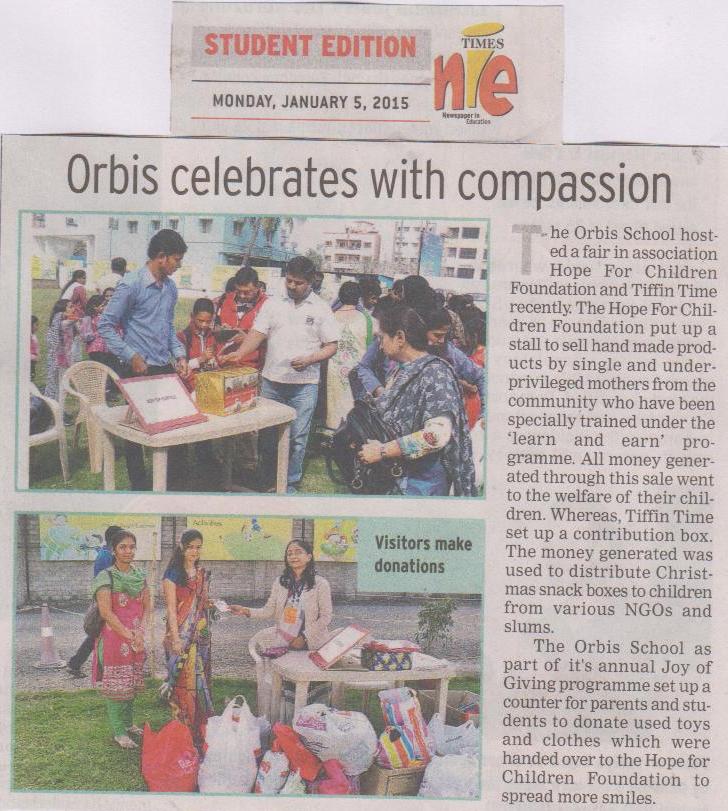 Orbifair at The Orbis School, Keshav Nagar: An Earn and Learn Experience